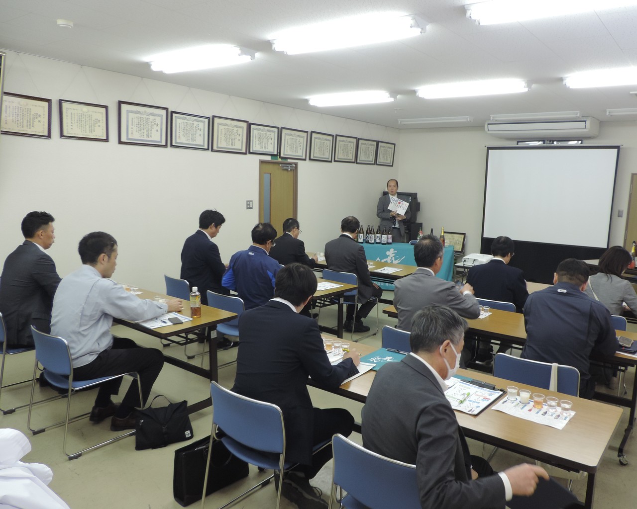  　　　喜久水酒造株式会社にて(2)